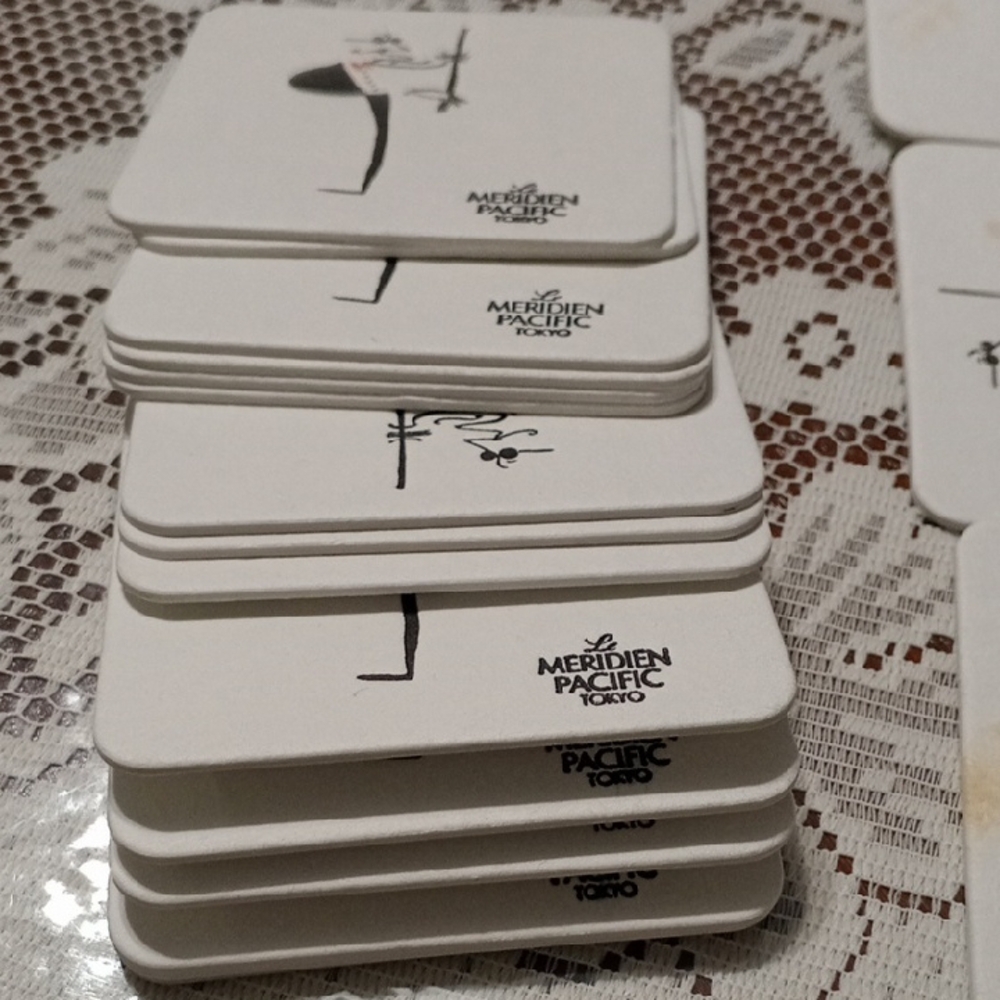 White Bird Coaster Set - Picture 4 of 5